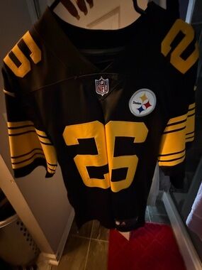 NFL Pittsburgh Steelers Black and Gold #26 Football Jersey